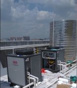 出租屋10吨热泵+太阳能热水工程